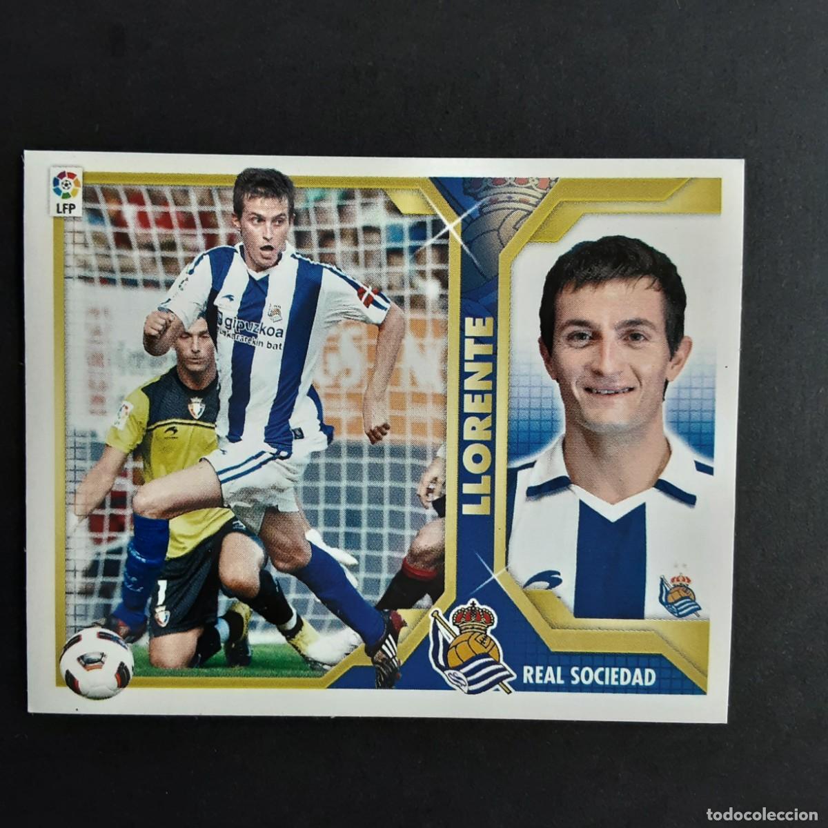 Cromos de f&uacute;tbol: CROMO LIGA 2011 2012 11 12 COLECCIONES ESTE PANINI N&ordm;15 LLORENTE-REAL SOCIEDAD NUNCA PEGADO