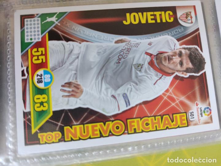 Fu&szlig;ball-Sticker: 501 jovetic sevilla adrenalyn 2016 2017 16 17 trading card