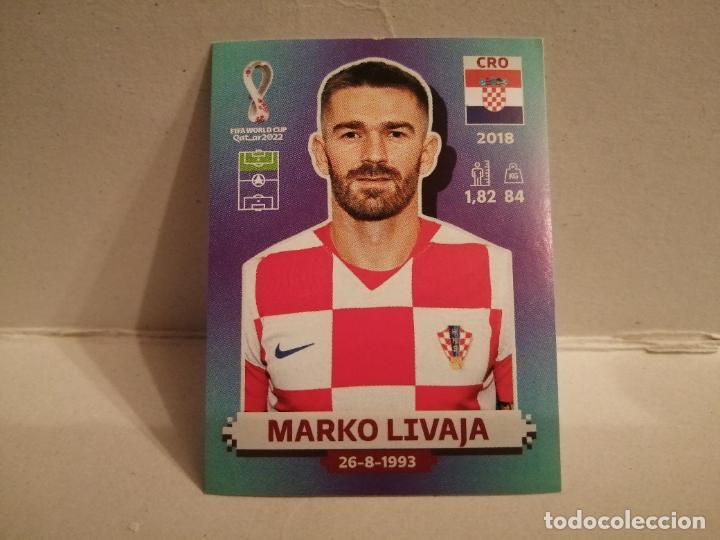 Cromos de F&uacute;tbol: cromo futbol mundial 2022 qatar fifa world cup croacia 19 marko livaja