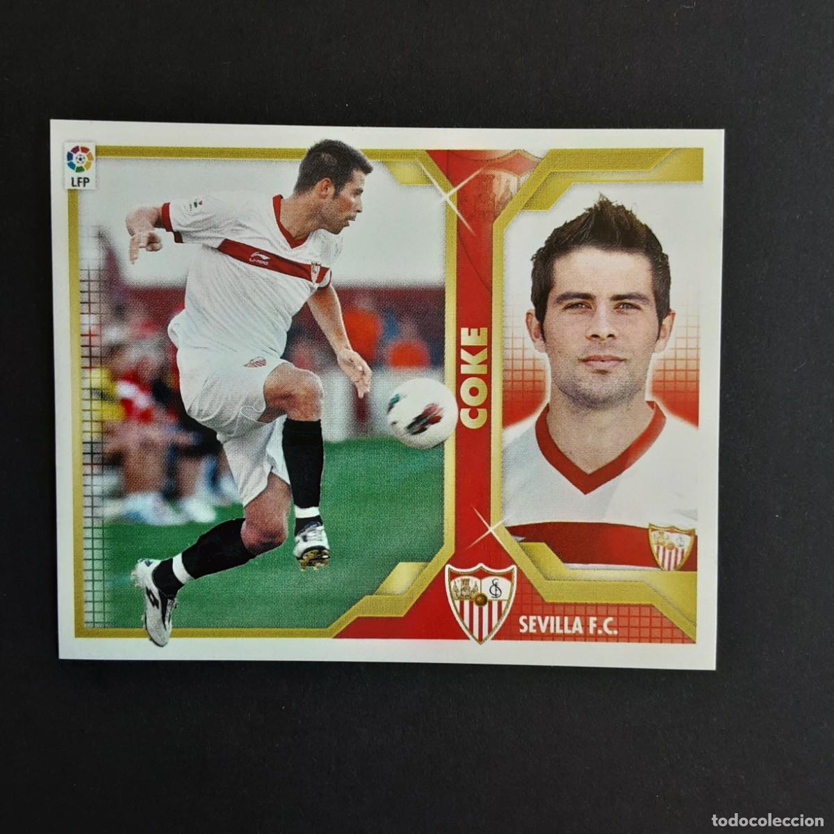 Cromos de f&uacute;tbol: CROMO LIGA 2011 2012 11 12 COLECCIONES ESTE PANINI N&ordm;3A COKE-SEVILLA NUNCA PEGADO