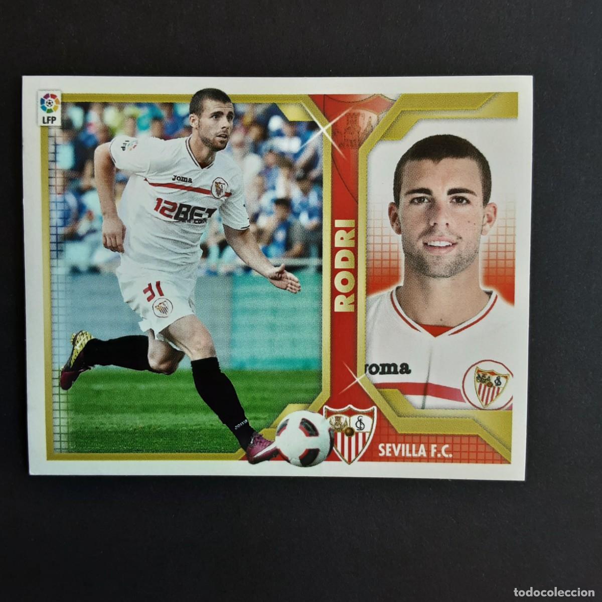Cromos de F&uacute;tbol: CROMO LIGA 2011 2012 11 12 COLECCIONES ESTE PANINI N&ordm;13B RODRI-SEVILLA NUNCA PEGADO
