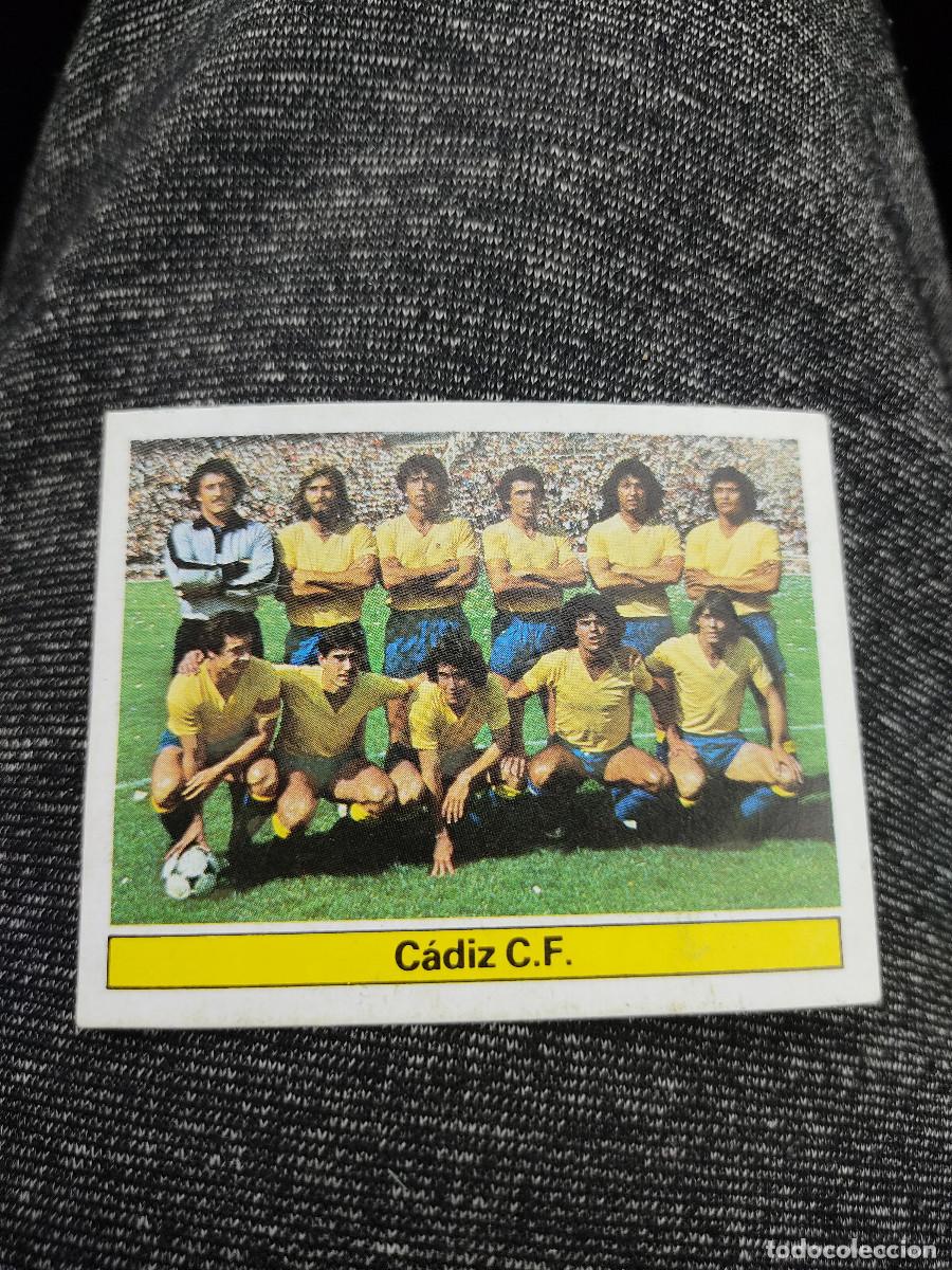 Fu&szlig;ball-Sticker: Liga Este 1981/82 - alineaci&oacute;n C&aacute;diz - futbol liga espa&ntilde;ola - Ediciones Este