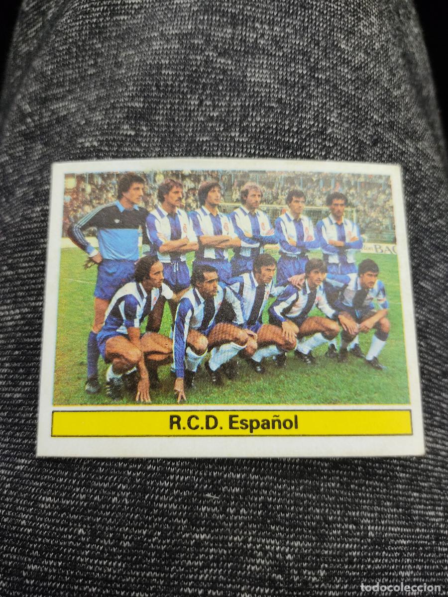 Fu&szlig;ball-Sticker: Liga Este 1981/82 - alineaci&oacute;n Espa&ntilde;ol - futbol liga espa&ntilde;ola - Ediciones Este