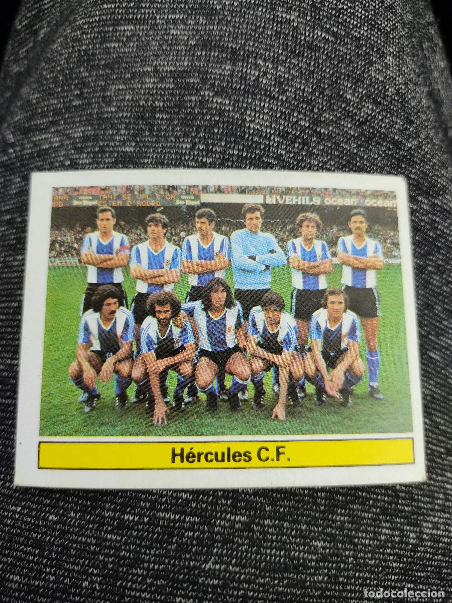 Cromos de F&uacute;tbol: Liga Este 1981/82 - alineaci&oacute;n Hercules - futbol liga espa&ntilde;ola - Ediciones Este