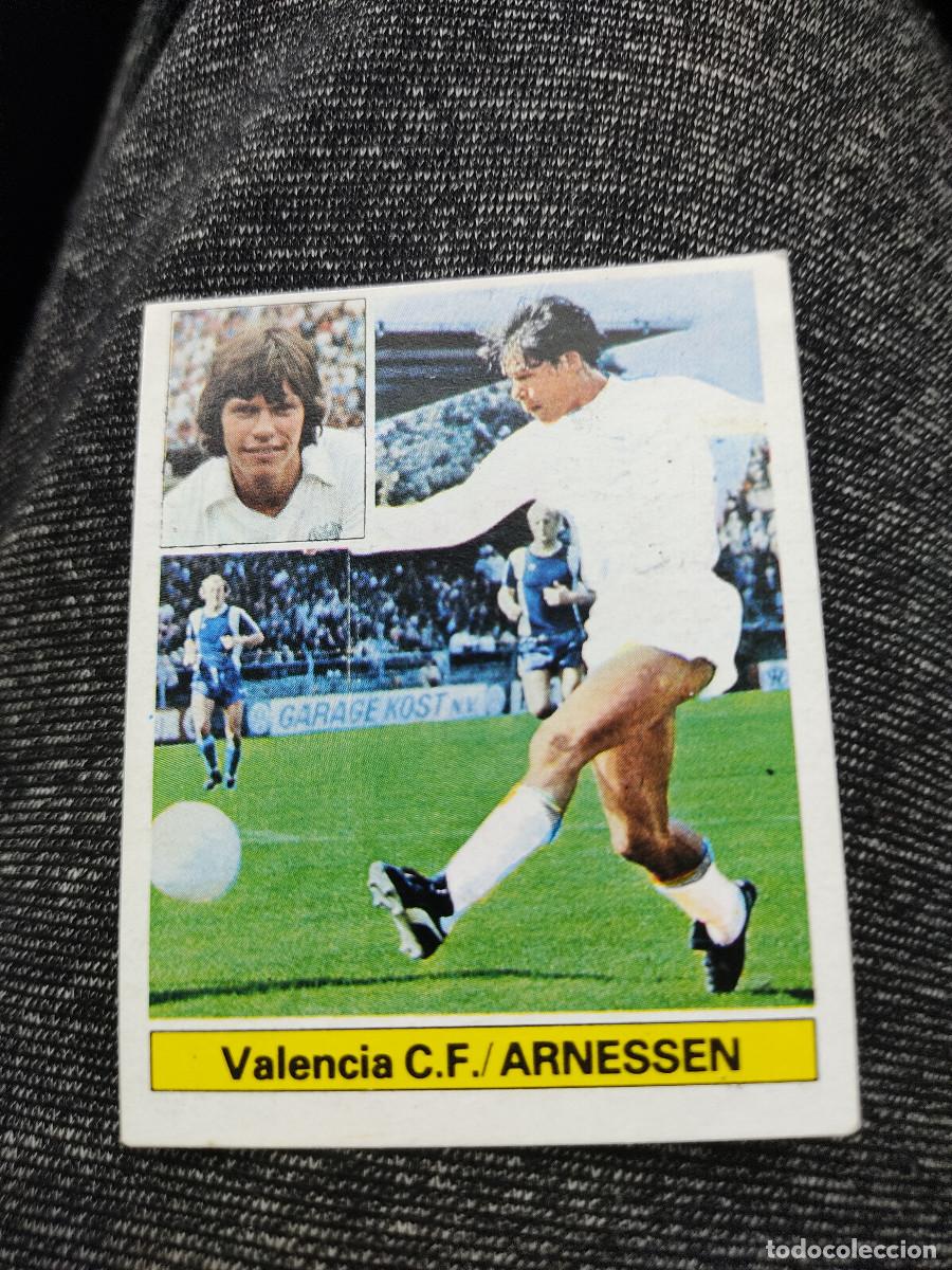 Fu&szlig;ball-Sticker: Liga Este 1981/82 - fichaje 9 Arnessen - Valencia - futbol liga espa&ntilde;ola - Ediciones Este