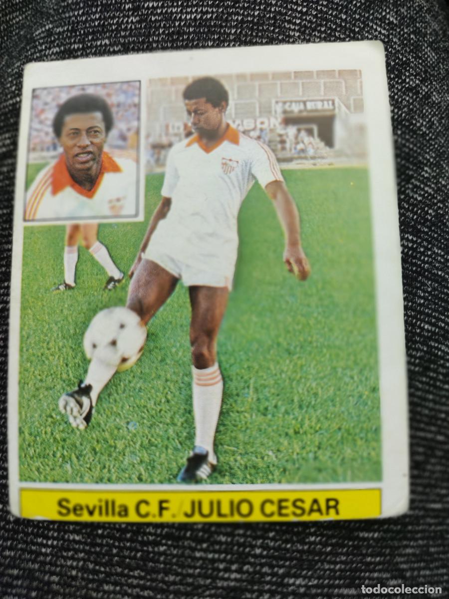 Fu&szlig;ball-Sticker: Liga Este 1981/82 - fichaje 24 Julio C&eacute;sar - Sevilla - futbol liga espa&ntilde;ola - Ediciones Este