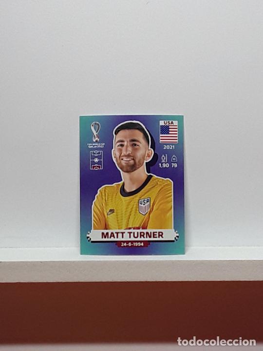 Cromos de f&uacute;tbol: MUNDIAL 2022 WORLD CUP QATAR ALBUM PANINI LIGA N USA3 USA 3 ESTADOS UNIDOS MATT TURNER