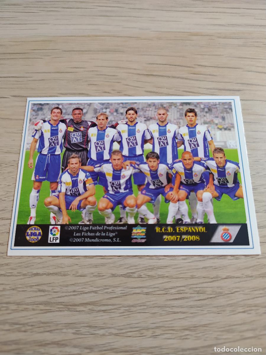 Cromos de Futebol: N&ordm; 272 PLANTILLA ESPA&Ntilde;OL LAS FICHAS DE LA LIGA 2008 MUNDICROMO 2007 2008