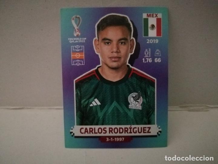 Cartes &agrave; collectionner de Football: cromo futbol mundial 2022 qatar fifa world cup mexico 17 carlos rodriguez