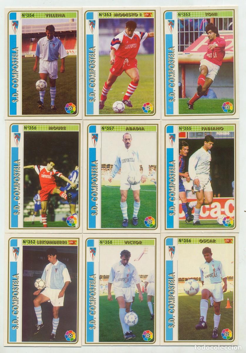Figurine di Calcio: VILLENA N&ordm; 354 COMPOSTELA MUNDICROMO MC SPORT LIGA 1994 1995 94 95 ALBUM LIGA