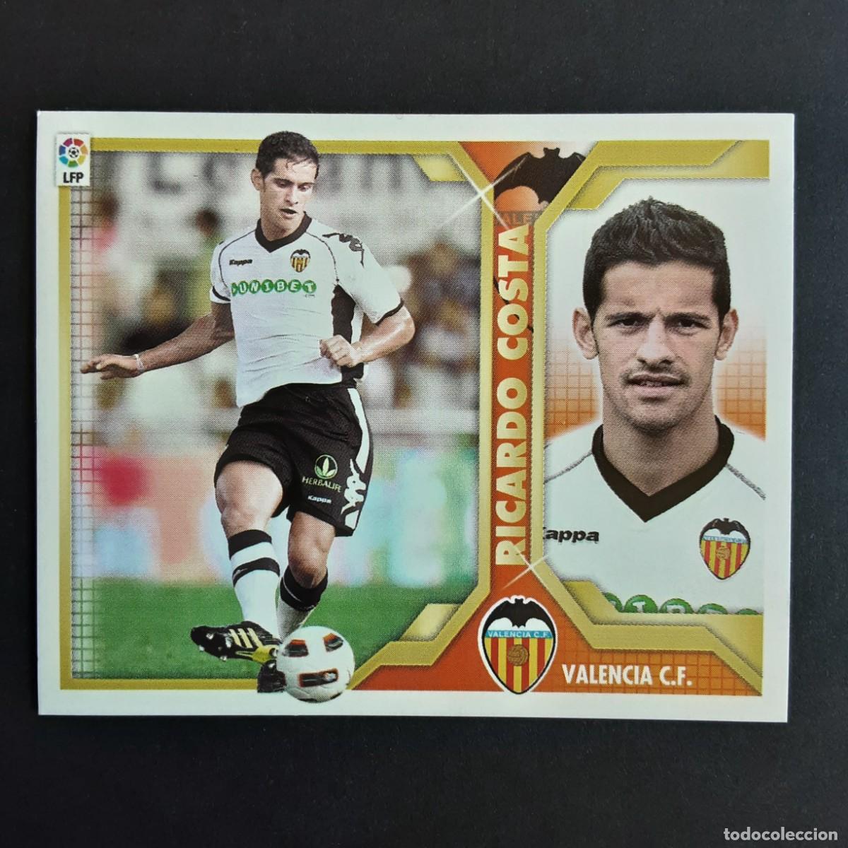 Football Stickers: CROMO LIGA 2011 2012 11 12 COLECCIONES ESTE PANINI N&ordm;5 RICARDO COSTA-VALENCIA NUNCA PEGADO