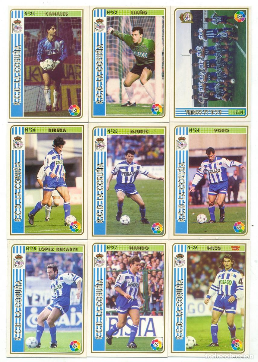 Cromos de F&uacute;tbol: PACO N&ordm; 26 FICHAJE UH DEPORTIVO CORU&Ntilde;A MUNDICROMO MC SPORT LIGA 1994 1995 94 95 ALBUM LIGA