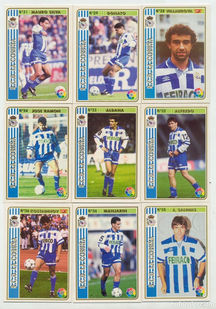 Cromos de F&uacute;tbol: VILLARROYA N&ordm; 28 FICHAJE UH DEPORTIVO CORU&Ntilde;A MUNDICROMO MC SPORT LIGA 1994 1995 94 95 ALBUM LIGA