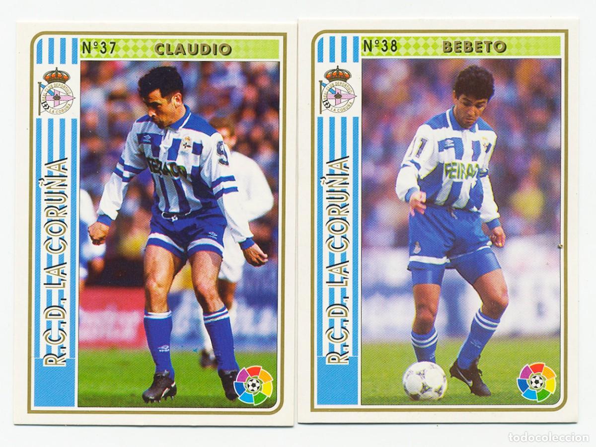 Cromos de F&uacute;tbol: BEBETO N&ordm; 38 DEPORTIVO CORU&Ntilde;A MUNDICROMO MC SPORT LIGA 1994 1995 94 95 ALBUM LIGA