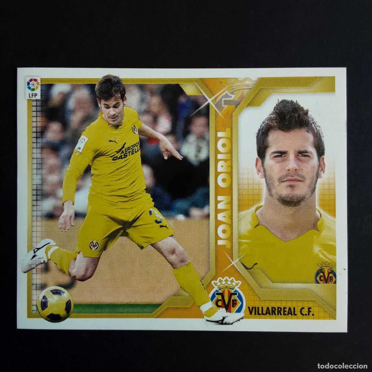 Cromos de f&uacute;tbol: CROMO LIGA 2011 2012 11 12 COLECCIONES ESTE PANINI N&ordm;6B JOAN ORIOL-VILLARREAL NUNCA PEGADO