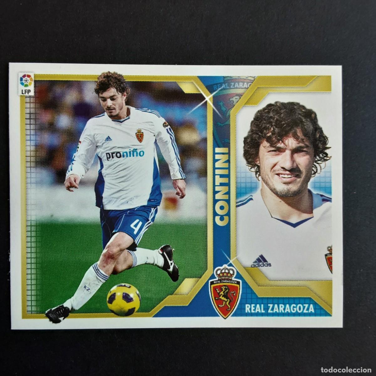 Figurine di Calcio: CROMO LIGA 2011 2012 11 12 COLECCIONES ESTE PANINI N&ordm;4B CONTINI-ZARAGOZA NUNCA PEGADO