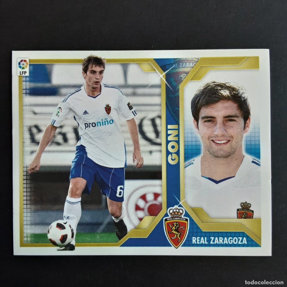 Figurine di Calcio: CROMO LIGA 2011 2012 11 12 COLECCIONES ESTE PANINI N&ordm;6B GONI-ZARAGOZA NUNCA PEGADO