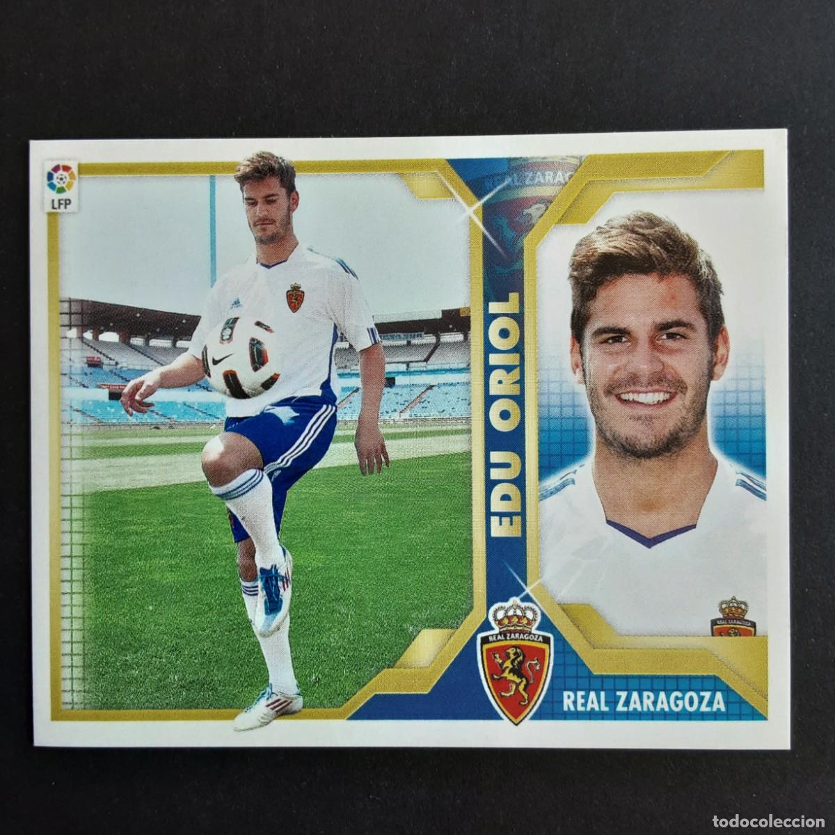 Cartes &agrave; collectionner de Football: CROMO LIGA 2011 2012 11 12 COLECCIONES ESTE PANINI N&ordm;13 EDU ORIOL-ZARAGOZA NUNCA PEGADO