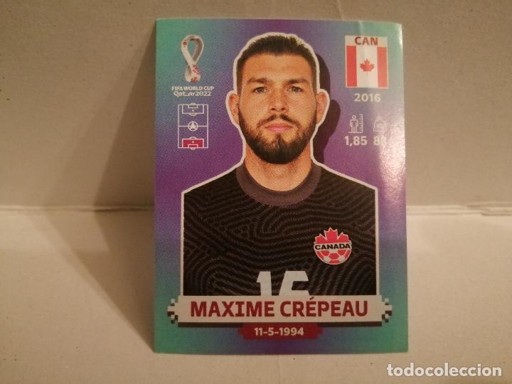 Cromos de Futebol: cromo futbol mundial 2022 qatar fifa world cup canada 4 maxime crepeau