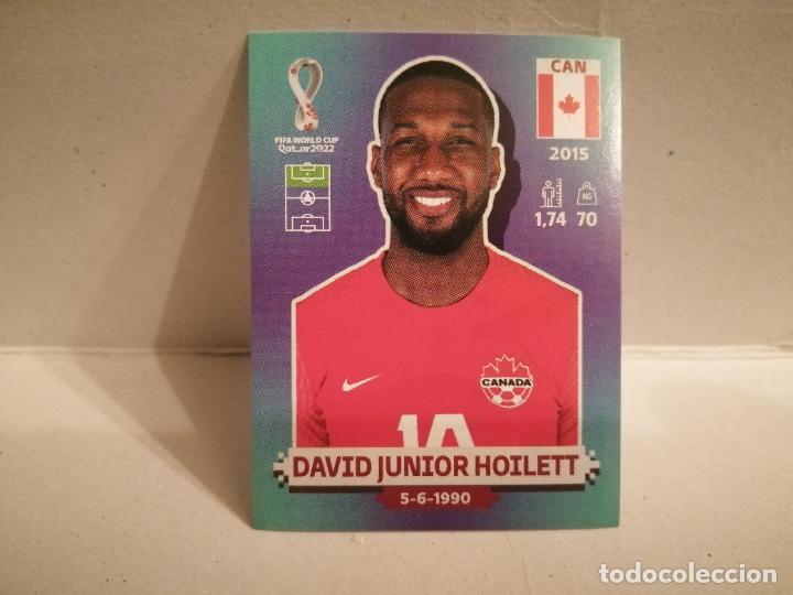 Cartes &agrave; collectionner de Football: cromo futbol mundial 2022 qatar fifa world cup canada 19 david junior hoilett