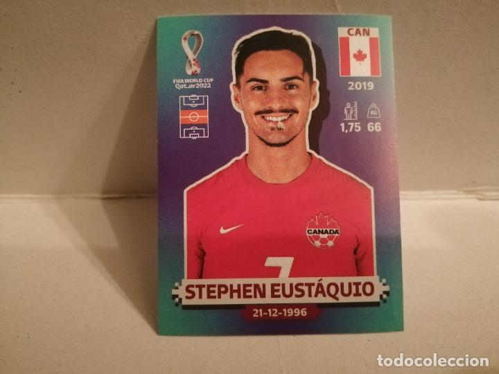 Fu&szlig;ball-Sticker: cromo futbol mundial 2022 qatar fifa world cup canada 13 STEPHEN EUSTAQUIO