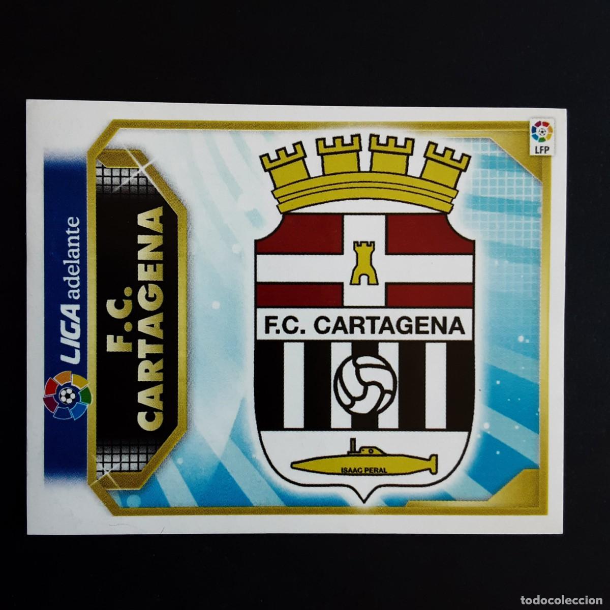 Football Stickers: CROMO LIGA 2011 2012 11 12 COLECCIONES ESTE PANINI ESCUDO 2&ordf; DIVISION CARTAGENA NUNCA PEGADO