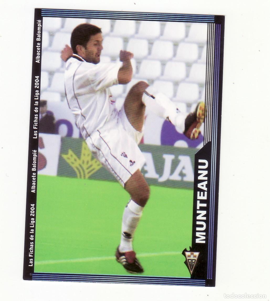 Cromos de f&uacute;tbol: MUNDICROMO 2004 521 MUNTEANU ALBACETE - Foto 1
