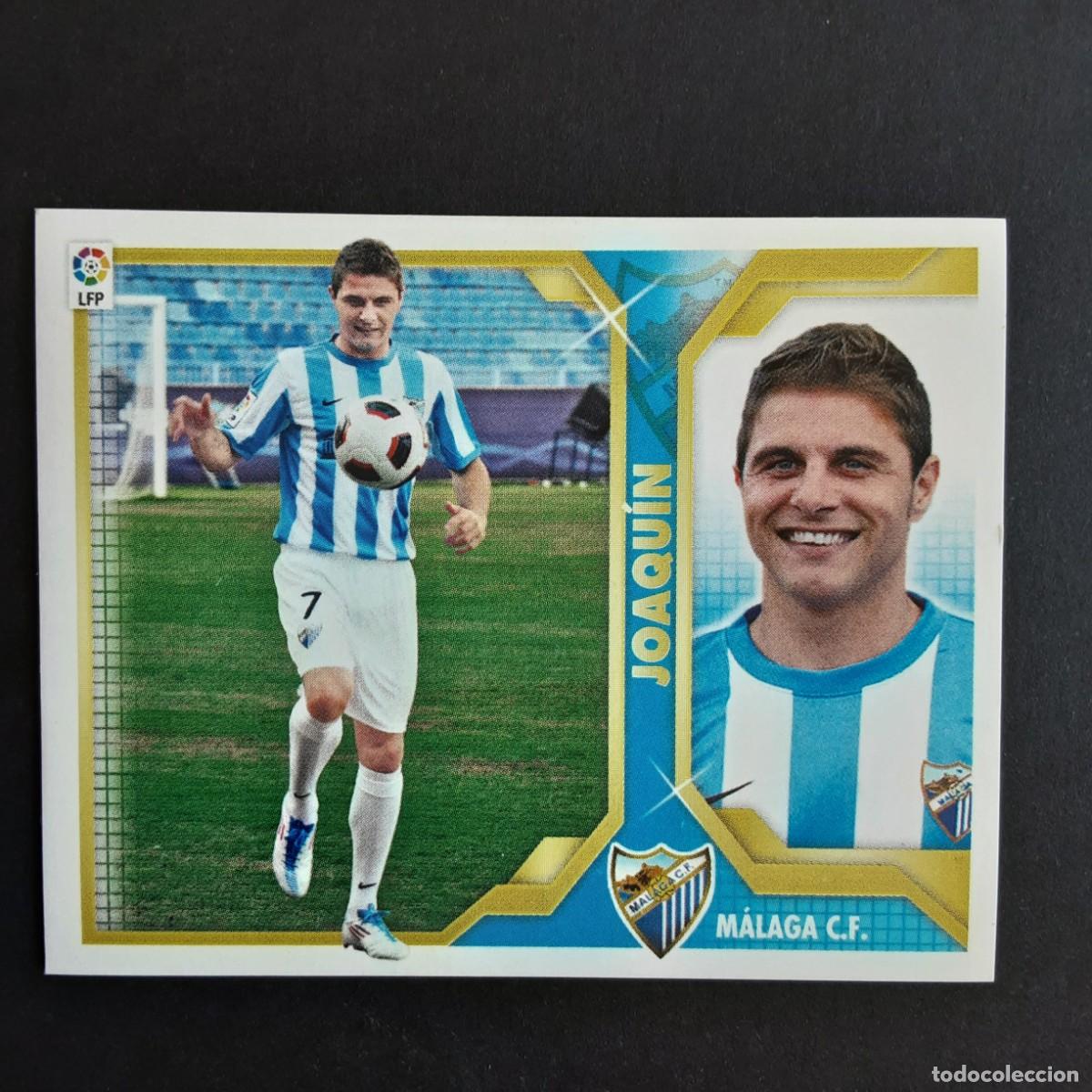 Cromos de F&uacute;tbol: CROMO LIGA 2011 2012 11 12 COLECCIONES ESTE PANINI FICHAJE N&ordm;8 JOAQUIN-MALAGA NUNCA PEGADO