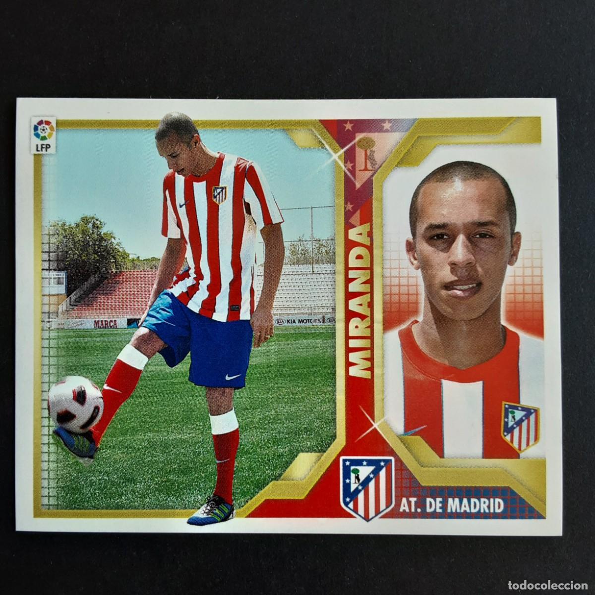 Cromos de F&uacute;tbol: CROMO LIGA 2011 2012 11 12 COLECCIONES ESTE PANINI FICHAJE N&ordm;14 MIRANDA-AT.MADRID NUNCA PEGADO