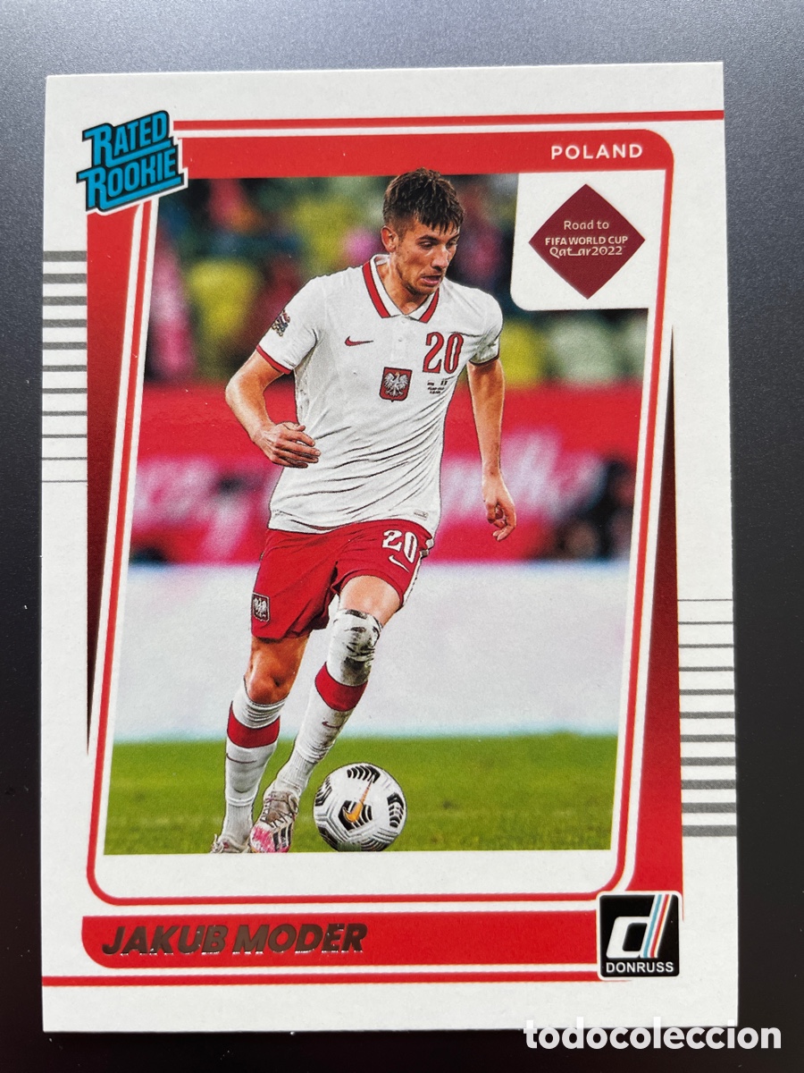 Cromos de F&uacute;tbol: Moder 179 Rated Rookie Panini Donruss Road to FIFA World Cup Qatar 2022 Polonia