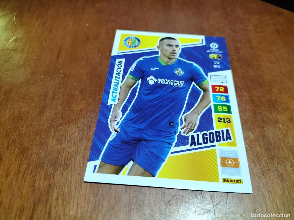 Cromos de f&uacute;tbol: 173 BIS ALGOBIA ADRENALYN XL 2022-2023 LIGA 22-23 CROMO PANINI SIN ACTIVAR. COMO NUEVA