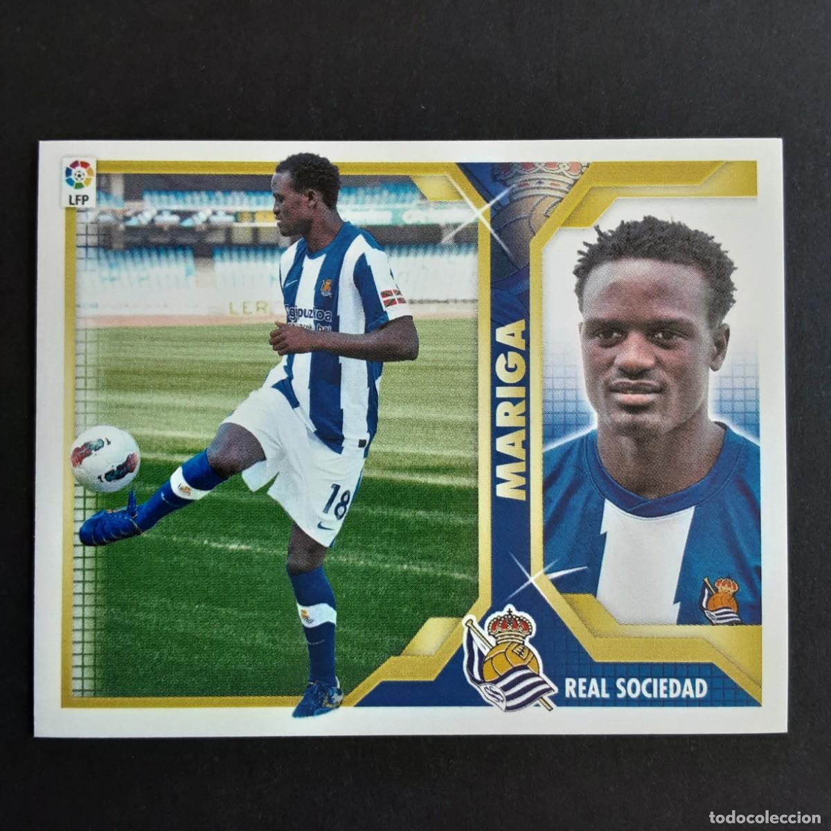 Cromos de F&uacute;tbol: CROMO LIGA 2011 2012 11 12 COLECCIONES ESTE PANINI FICHAJE N&ordm;49 MARIGA-REAL SOCIEDAD NUNCA PEGADO