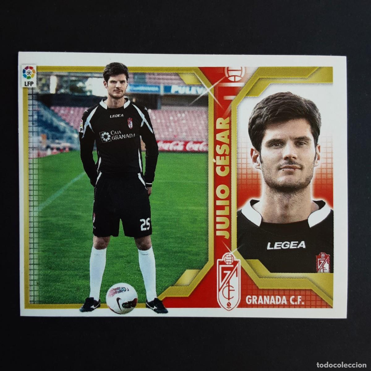 Cromos de F&uacute;tbol: CROMO LIGA 2011 2012 11 12 COLECCIONES ESTE PANINI COLOCA N&ordm;2B JULIO CESAR-GRANADA NUNCA PEGADO