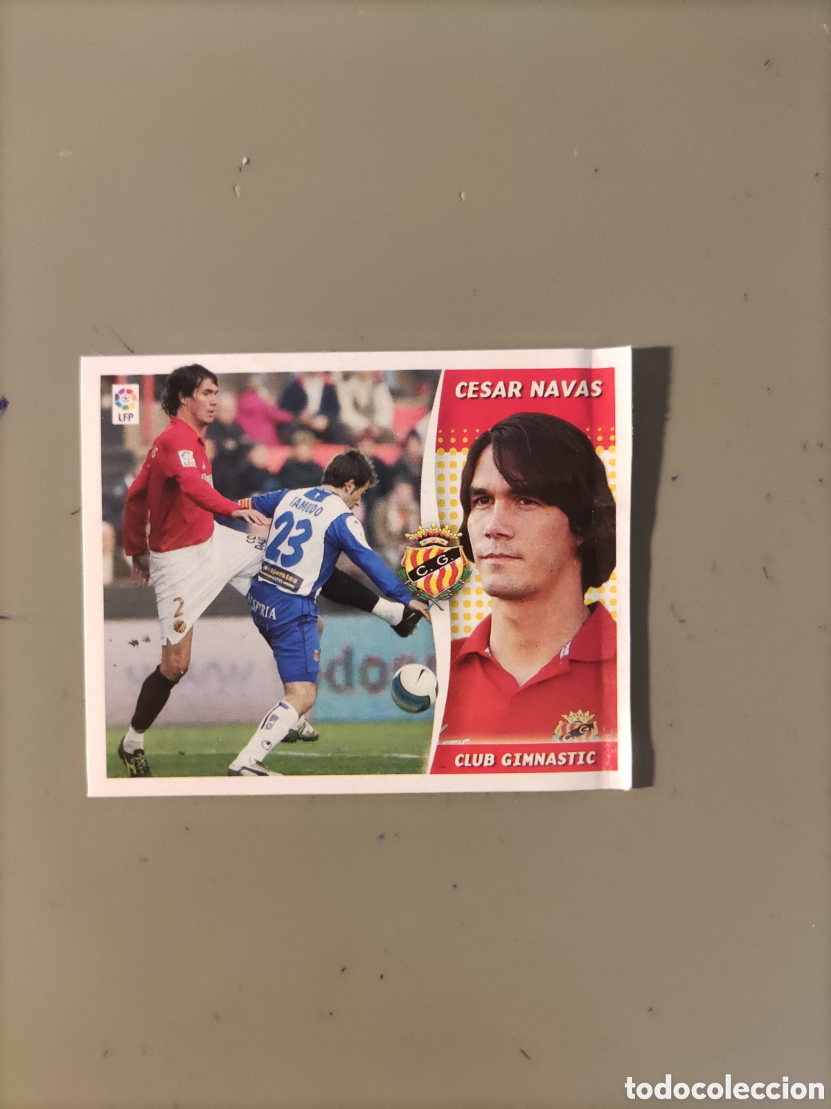 Cromos de Futebol: C&Eacute;SAR NAVAS GIMN&Aacute;STIC MERCADO INVIERNO+AMPLIACI&Oacute;N LIGA ESTE 2006/07 06 07 VENTANILLA