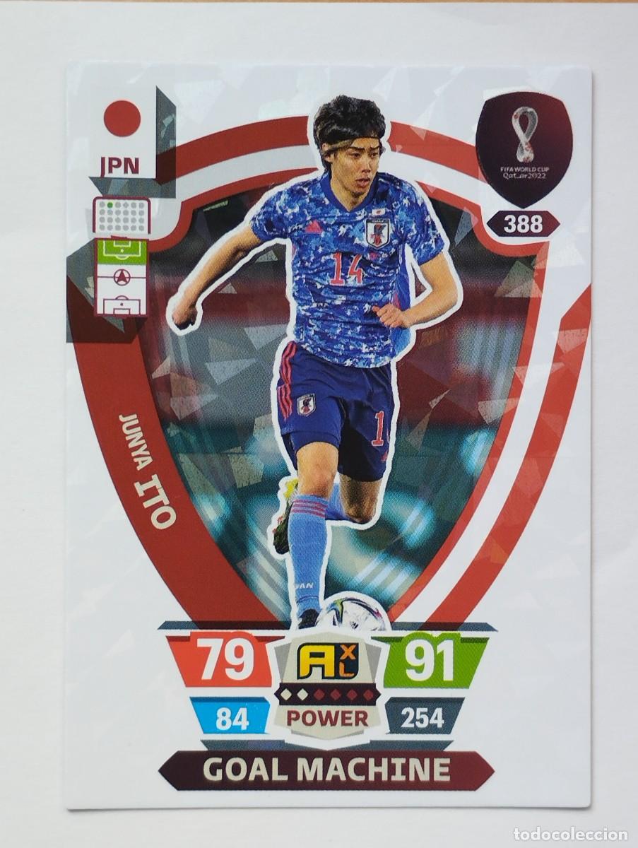Cromos de Futebol: CROMO CARD 388 JUNYA ITO JAPON GOAL MACHINE MUNDIAL DE FUTBOL QATAR 2022 PANINI ADRENALYN