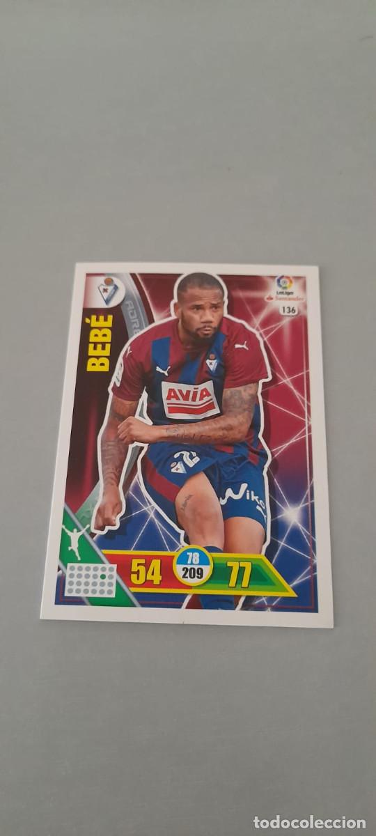 Cromos de f&uacute;tbol: Adrenalyn 16/17. 136- Beb&eacute;. Eibar. - Foto 1