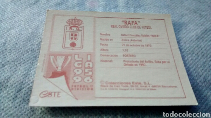 Cromos de f&uacute;tbol: 95 96 1995 1996 EDICIONES ESTE RAFA - Foto 2