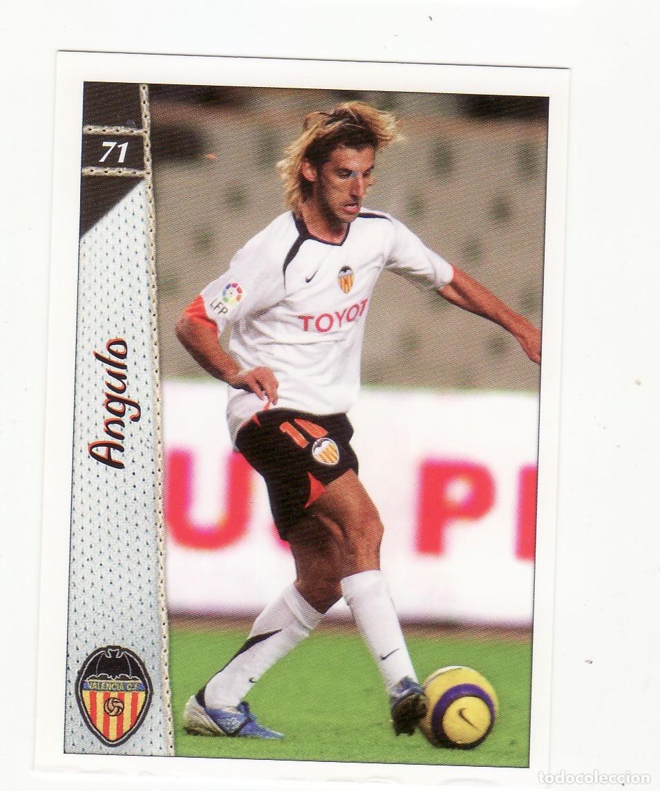 Cromos de f&uacute;tbol: MUNDICROMO 2007 71 ANGULO VALENCIA - Foto 1