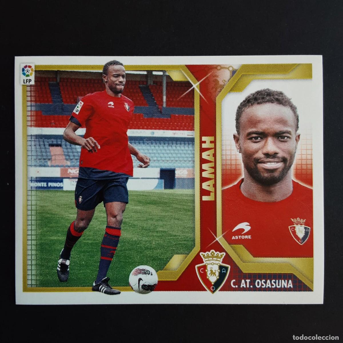 Cromos de Futebol: CROMO LIGA 2011 2012 11 12 COLECCIONES ESTE PANINI COLOCA N&ordm;10C LAMAH-OSASUNA NUNCA PEGADO