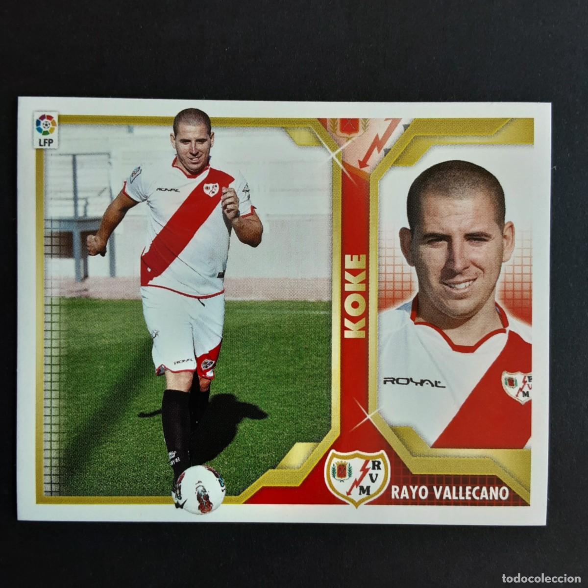 Cromos de f&uacute;tbol: CROMO LIGA 2011 2012 11 12 COLECCIONES ESTE PANINI COLOCA N&ordm;14B KOKE-R.VALLECANO NUNCA PEGADO