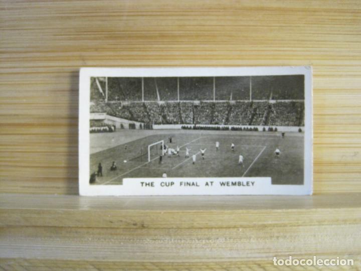 Cromos de F&uacute;tbol: THE CUP FINAL AT WEMBLEY-CROMO DE FUTBOL ANTIGUO-VER FOTOS-(K-9801)