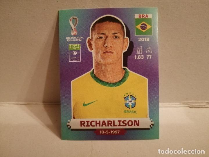 Fu&szlig;ball-Sticker: cromo futbol mundial 2022 qatar fifa world cup BRASIL 19 RICHARLISON