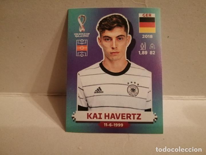 Fu&szlig;ball-Sticker: cromo futbol mundial 2022 qatar fifa world cup ALEMANIA 13 KAI HAVERTZ