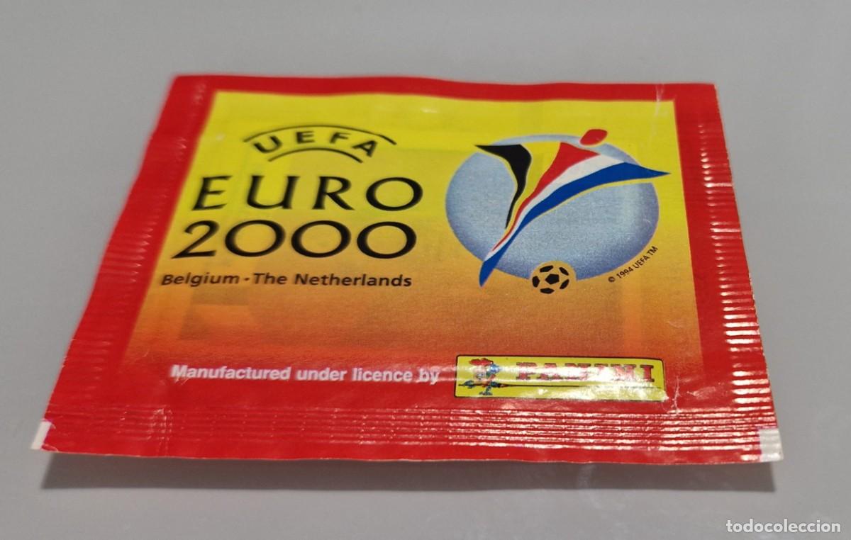 Cromos de f&uacute;tbol: SOBRE EURO 2000 SIN ABRIR-PANINI-UEFA - Foto 1