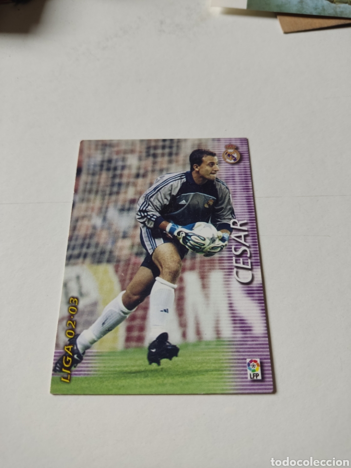 Figurine di Calcio: Cromo f&uacute;tbol C&eacute;sar Real Madrid