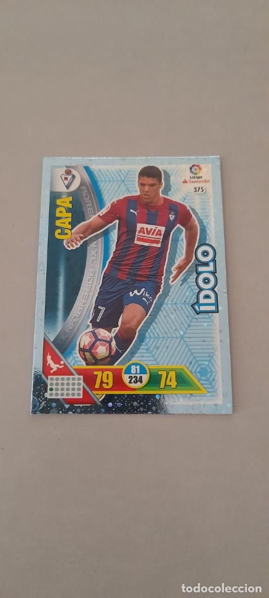 Cromos de f&uacute;tbol: Adrenalyn 16/17. 375- Capa. Eibar. Idolo. - Foto 1