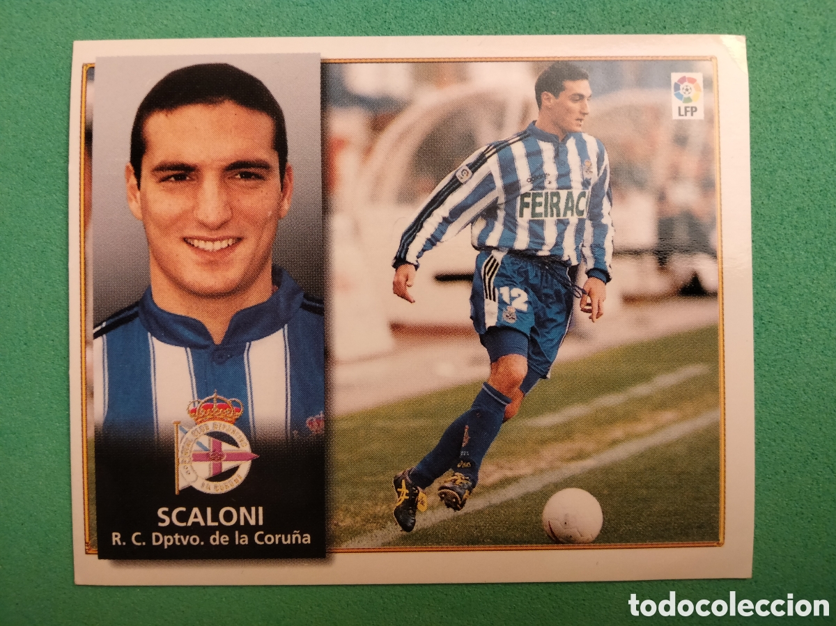 Cromos de F&uacute;tbol: SCALONI DEPORTIVO DE LA CORU&Ntilde;A EDICIONES ESTE 98 99 1998 1999 SIN PEGAR FUTBOL UNIFICO ENVIOS