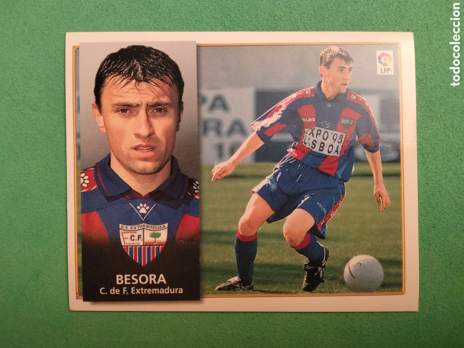 Cromos de f&uacute;tbol: BESORA EXTREMADURA EDICIONES ESTE 98 99 1998 1999 SIN PEGAR FUTBOL UNIFICO ENVIOS