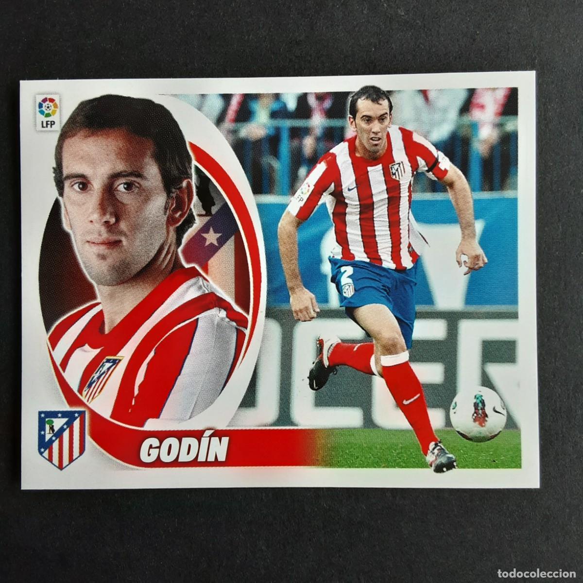 Cromos de f&uacute;tbol: CROMO LIGA 2012 2013 12 13 COLECCIONES ESTE PANINI N&ordm;6 GODIN-AT.MADRID NUNCA PEGADO
