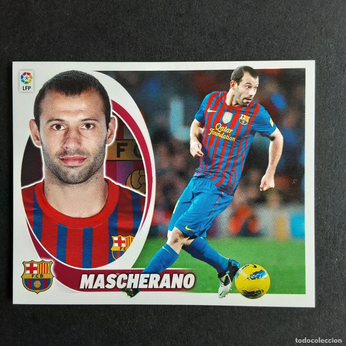 Fu&szlig;ball-Sticker: CROMO LIGA 2012 2013 12 13 COLECCIONES ESTE PANINI N&ordm;6 MASCHERANO-BARCELONA NUNCA PEGADO